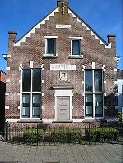 Raadhuis aan de Smitsweg, bouw afgerond in 1903.