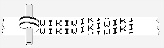 Afdrukbeeld Hellschreiber