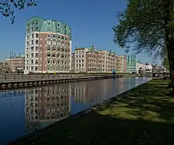 Het Boscotondo complex gezien vanaf het kasteelpark