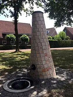 Gesprek tussen pomp en bezoeker