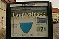 Informatiepaneel te Helmstedt Lappwaldsee
