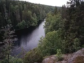 Helvetinkolu-kloof, Nationaal park Helvetinjärvi