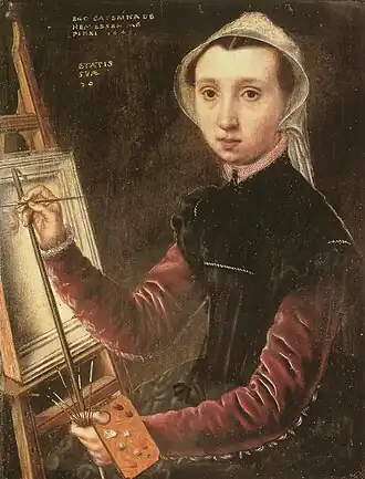 Catharina van Hemessen: Zelfportret