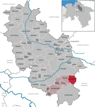 Kaart van Hemslingen