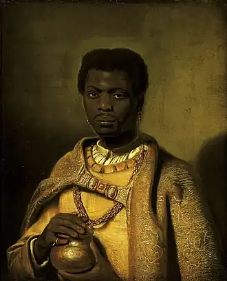 Portret Koning Caspar door Hendrick Heerschop, 1654/1659. Collectie: Gemäldegalerie