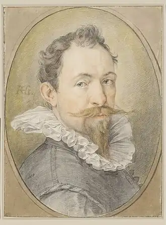 Zelfportret, 1593-1594, Albertina, Wenen