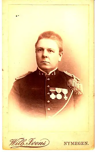 Portret van Hendrik van der Wedden door de studio van Wilhelm Ivens