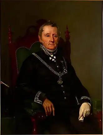 Portret door Petrus Kiers (1856)