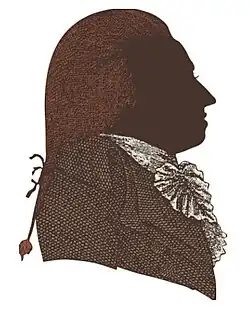 Silhouet Hendrik Verhees (1744-1813)