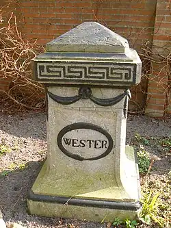 Oorspronkelijk gedenkteken Hendrik Wester Oude Pekela