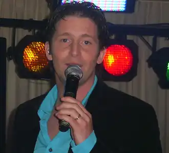 Tijdens de presentatie van een cd-single