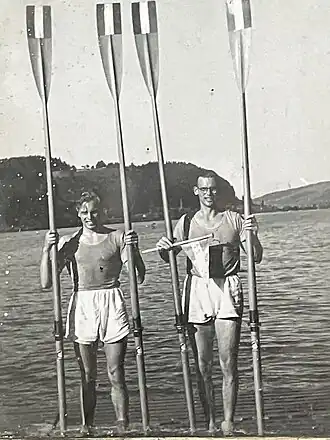Henk van der Meer en Tom Neumeier in 1947