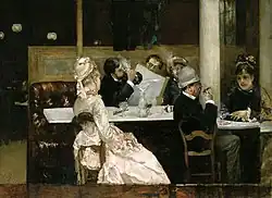 café in Parijs, 1877