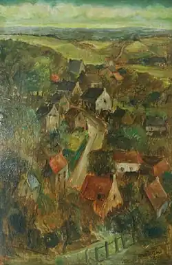 Landschap Vaesrade vanaf de Thullerhei, 1938