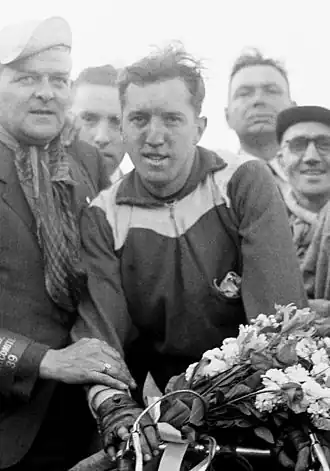 Henri Van Kerckhove in de Ronde van Nederland 1949