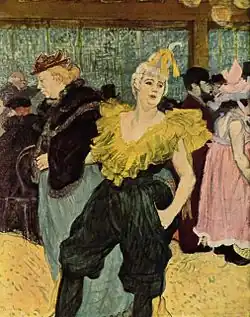 De clownes Cha-U-Kao in de Moulin Rouge (Toulouse-Lautrec)