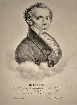 Portret van Henricus Turken door Jacobus Josephus Eeckhout