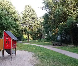 Het Henry Vahl-Park in Hamburg-Eimsbüttel