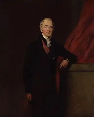 Portret van Henry Bathurst door William Salter