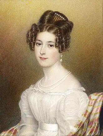 Prinses Feodora omstreeks 1828
