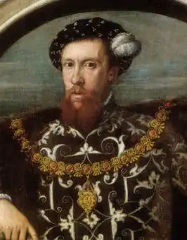 Henry Howard, Earl of Surrey, 29 jaar oud, 1546.