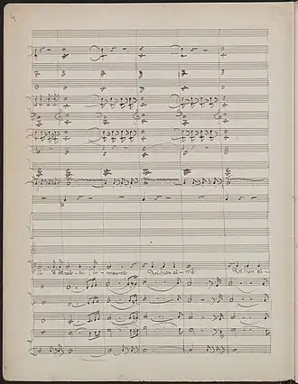 partituur voor La fiancée de Messine geschreven door Henri Vieuxtemps uit de collectie van de Koning Boudewijnstichting