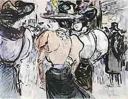 Elegantes dans la Rue Giclee