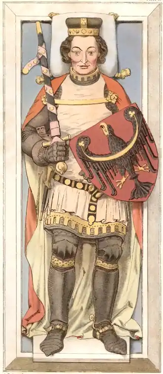 Grafreconstructie van hertog Hendrik VI van Silezië.