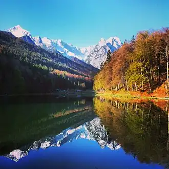 Rießersee in de herfst