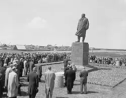 Herdenking op 28 mei 1957, 25 jaar Afsluitdijk