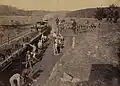 Herman Haupt bij Bull Run, 1863; de locomotief is naar hem vernoemd