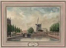 Van Oldenbarneveldtgracht richting westen (1901)