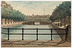 Van Oldenbarneveldtgracht richting oosten (1901)