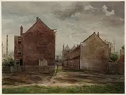 Sophiapark richting Nassaukade volgens Herman Misset, circa 1903