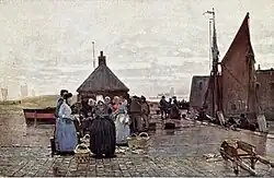 Vrouwen op de vismarkt, Vlissingen