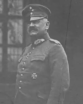 Hermann von Kuhl met IJzeren Kruis Ie Klasse (1914)
