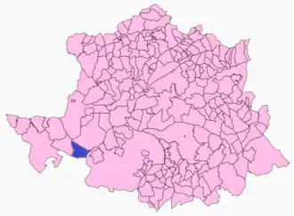 Kaart van Herreruela