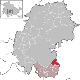 Kaart van Herschdorf