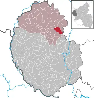 Kaart van Hersdorf