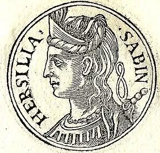 Hersilia in de Promptuarii Iconum Insigniorum