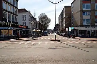 Hertogstraat vanaf de Noordzijde gezien