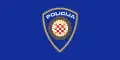 Vlag van de politie van de Kroatische Republiek Herceg-Bosna.