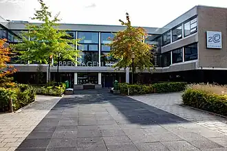 Het Cobbenhagen lyceum in de Wijk Qrijnstok in Tilburg Noord