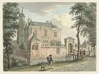 Berendrecht, getekend door Jan de Beijer in 1749