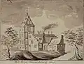 Tekening uit circa 1750 van Starrenburg