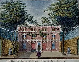 Huis te Crooswijk in 1747