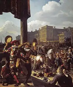 Het Sint Nicolaasfeest, Matthijs Naiveu, 1703.