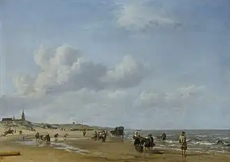 Het Strand van Scheveningen (1658) Adriaen van de Velde
