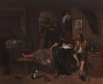 Het dronken paar van Jan Steen