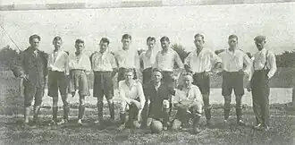 Het elftal van BVC in 1928